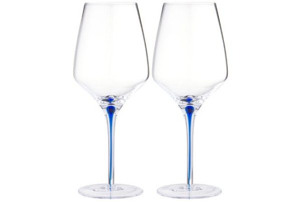 Set of wine glasses Lefard Accent Sky Blue 710 ml, Glass, 2 pcs.
