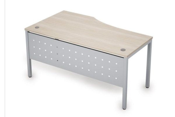 Curvilinear table right Avance 160x75x90 cm