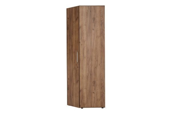 Corner cabinet Cancun 86.2x230x86.2 cm, tobacco oak