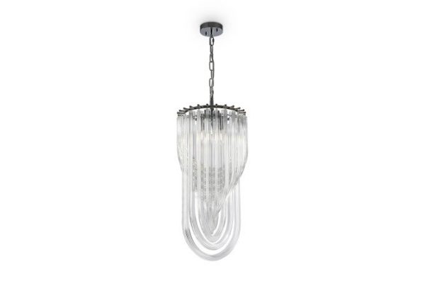 Hanging lamp FREYA Modern Onda 15 sq.m., 30x36x30 cm, E14