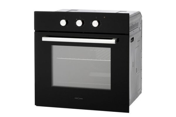 Electric oven KRONAsteel KROE044 ESSENZA 60 BL G2, black 59.4x59.4x52 cm