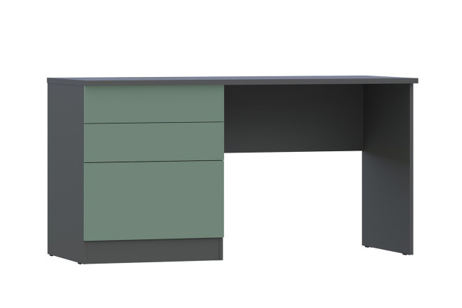 Desk with 3 drawers Oscar mini with push-to-open 145x75x60 cm