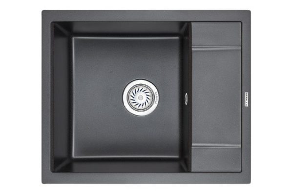 Inset sink with drainer GRANULA 6002 60x50x20 cm