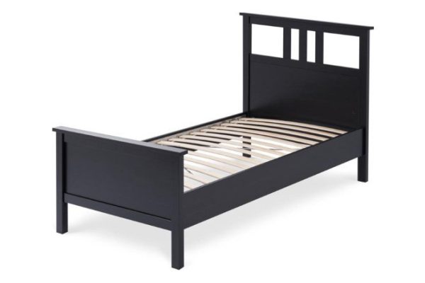 Evans bed black 90x200 cm