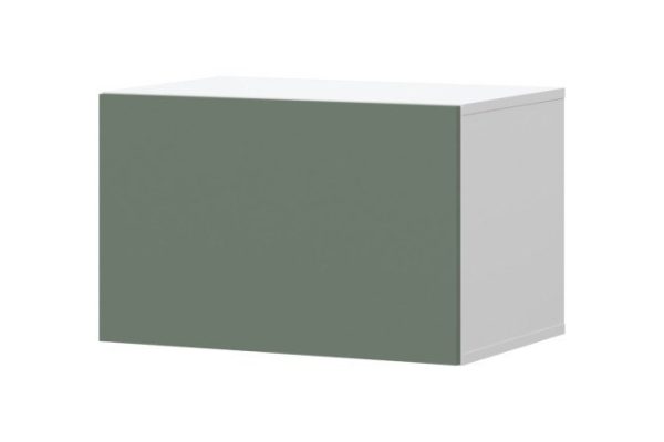 Cabinet Oscar Moon 60x40 with door, white / olive soft