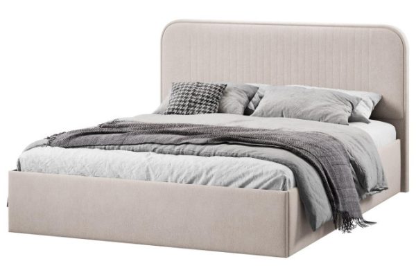 Tiffany bed frame light mocha color