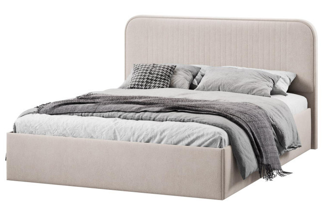 Tiffany bed frame light mocha color