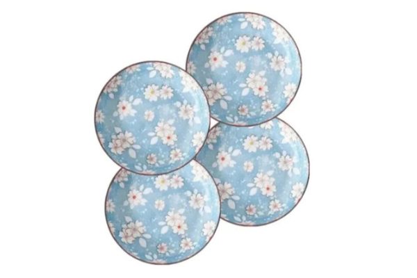 Set of plates ZDK Flowers Ceramics, 4 pcs.