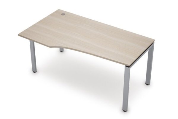 Curvilinear table Avance 140x75x90 cm, left