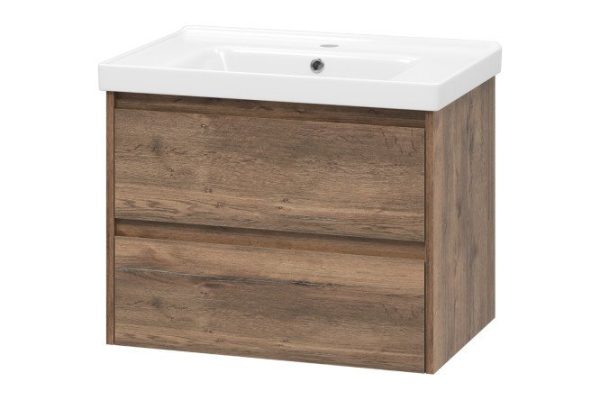 Hanging cabinet Dallas 70 DAL-01070-074P 70 cm, frame color Halifax oak tin, facade color Halifax oak tin