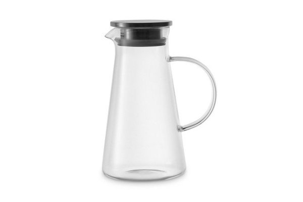 Jug with functional lid EVIO Dave 1.5 l, Glass