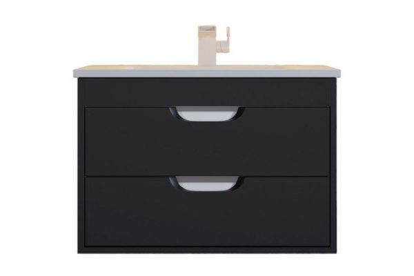 Hanging cabinet Modul 61 cm, frame color matte black, facade color matte black