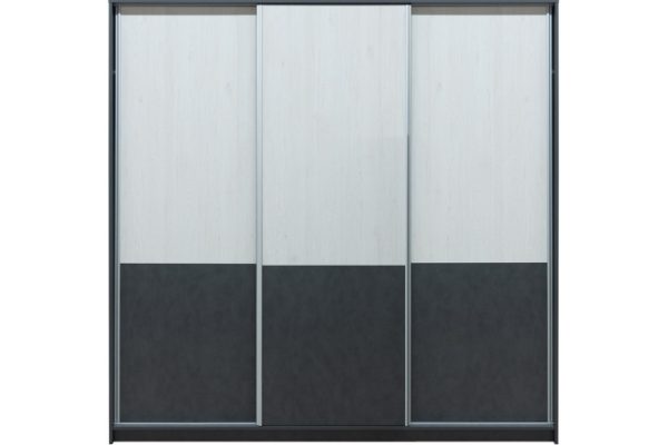 Sliding wardrobe 3-door Chelsea boom 202.7x229.2x65 cm