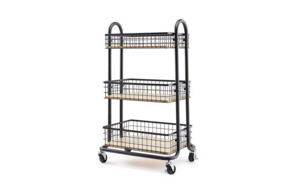 3-tier bookcase BERKRAFT Loft 45.5x78x33.6 cm