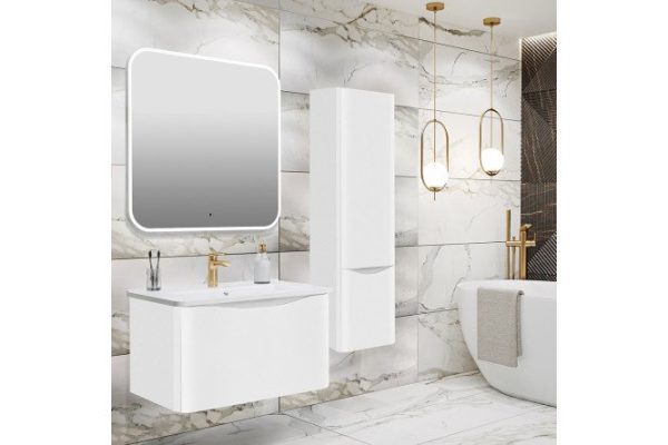 Bathroom furniture RUNO Tuscany 80 hanging, white