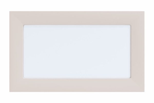 Chloe cabinet front with horizontal opening with glass 59.6x35.6 cm, cashmere color