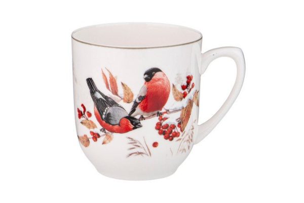jmbq0hntnil672ijaf4a74ug17kwfnql.jpg Mug Forest Tale Bullfinches 380 ml, Porcelain
