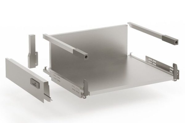 High cabinet drawer with push to open full extension Hettich InnoTech 41.8x14.4x47 cm