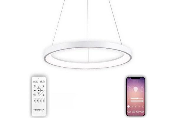 Chandelier-halo Natali Kovaltseva Innovation style 15 sq.m., LED, 48 cm