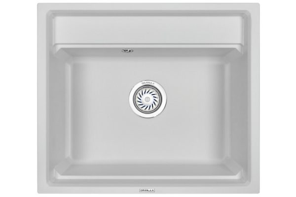 Inset sink with wing GRANULA Kitchen Space 6003 60x51x24.5 cm