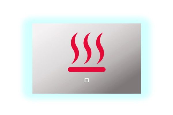 Mirror with LED lighting ALIAS Quarter q80140101 140x80x2 cm