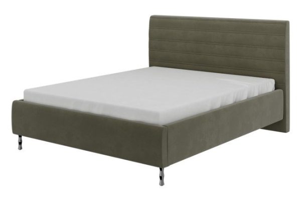 Fabian bed with lifting mechanism, cane color