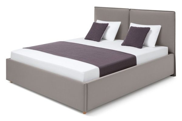 Emily's bed gray-beige 180x200 cm