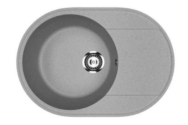 Kitchen sink ECON UPD-107 with drainer 61x47x19 cm