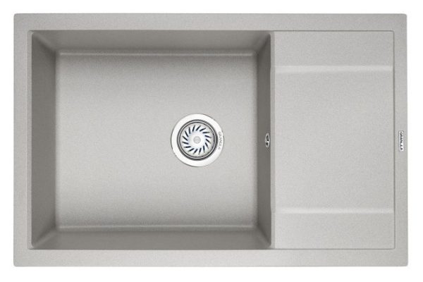 Inset sink with drainer GRANULA 7805 78x50x20 cm