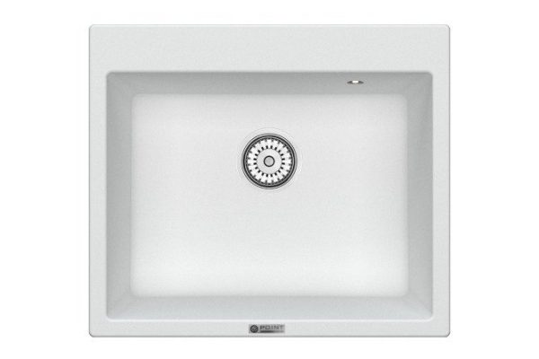 Kitchen sink POINT Binga 60 PN3003W, white 60x52x22 cm