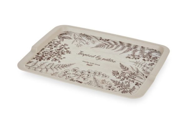 Tray Hall Nature with decor 42.5x2.2x32 cm, Polypropylene