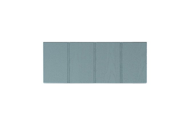 Michelle front of a low cabinet drawer 39.6x17.6 cm, blue color