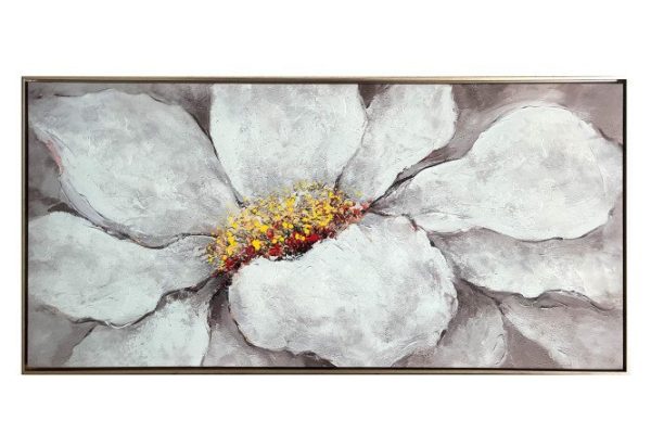 Reproduction in frame Flower 123x63 cm