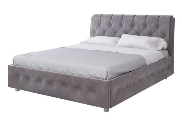 Bed with lifting mechanism Roma color gray-beige 180x200 cm