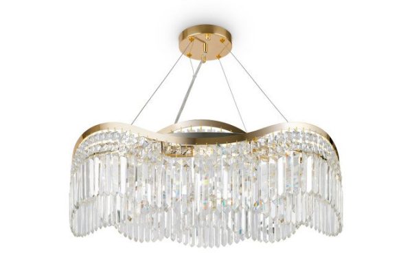 Hanging lamp MAYTONI Diamant Crystal Gracia 35 sq.m., 72x19x72 cm, E14