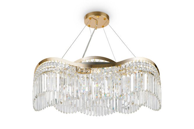 Hanging lamp MAYTONI Diamant Crystal Gracia 35 sq.m., 72x19x72 cm, E14