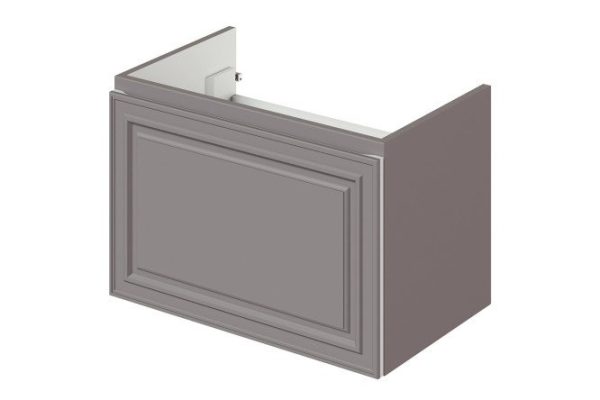 Wall-mounted sink cabinet Verona 60 59.7 cm, frame color amaretti, facade amaretti