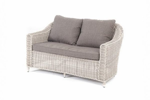 Double sofa 4SiS Con Panna 137x80x80 cm, beige color