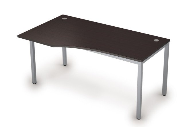 Left curved table Avance 160x75x90 cm