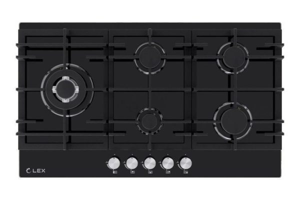 Gas hob GVG 955 BBL, black 86 cm