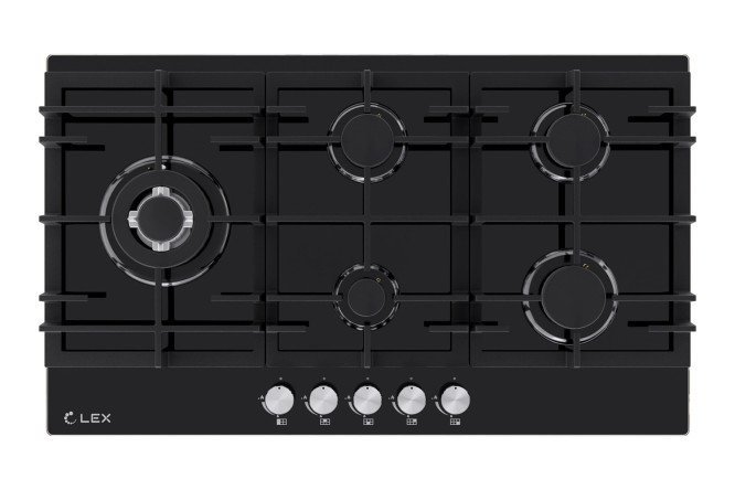Gas hob GVG 955 BBL, black 86 cm