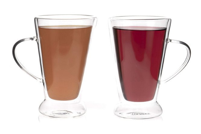 Set of mugs 199-24017 2 pcs. 450 ml, Glass