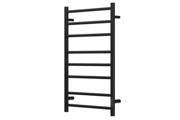 Electric heated towel rail POINT Aurora P8, black PN10858B 53.2x80x8.7 cm