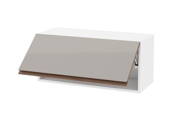 k7rohxkacannptw02mahcvjcbdknw0dn.jpg Facade with horizontal opening Nicole 79.6x35.6 cm, glossy cashmere color; handles, edges - roddy oak