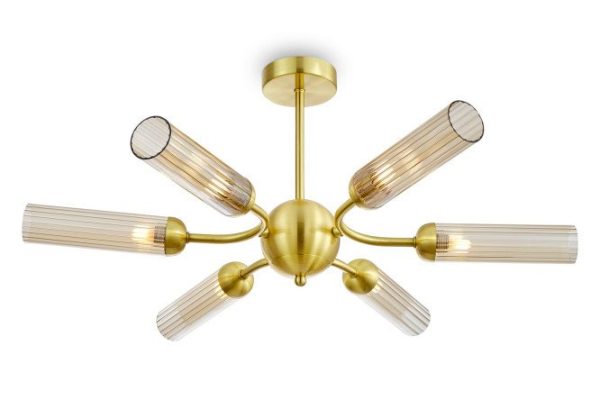 Ceiling lamp FREYA Modern Borgy 15 sq.m., 69.5x29.5x69.5 cm, G9