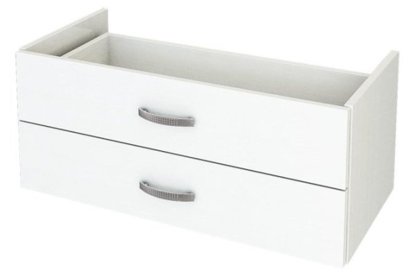 Set of drawers for the Liberty shelving unit, large, white
