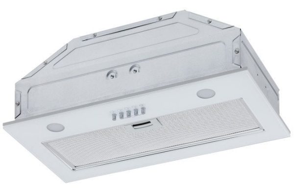 Hood KRONAsteel Kate 600 glass KRHD150 white color white, 53x20.6x27.5 cm