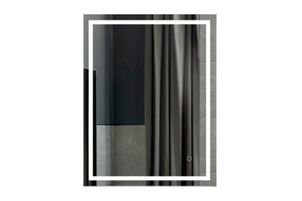 Bathroom mirror with LED lighting Bergamo 80x60x3 cm