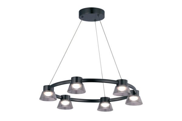 Hanging chandelier FAVOURITE Twix 4 sq.m., LED, 60 cm