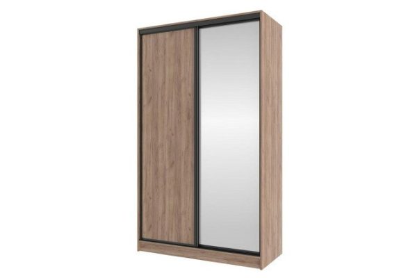 kflch54ikkclqjnidc7i5fyz8sd0lh45.jpg Sliding wardrobe Home 135x229.5 cm, Craft tobacco oak, with one mirror